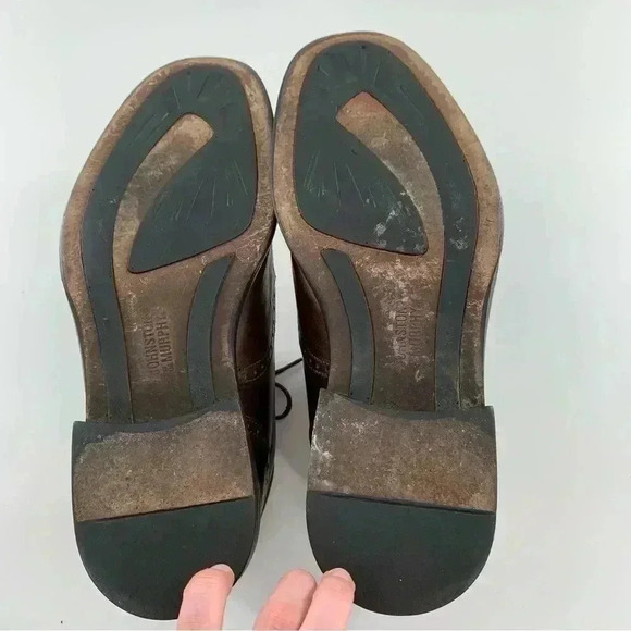 Johnson and Murphy mens chukka boot size 10 brown leather wingtip - Picture 6 of 14